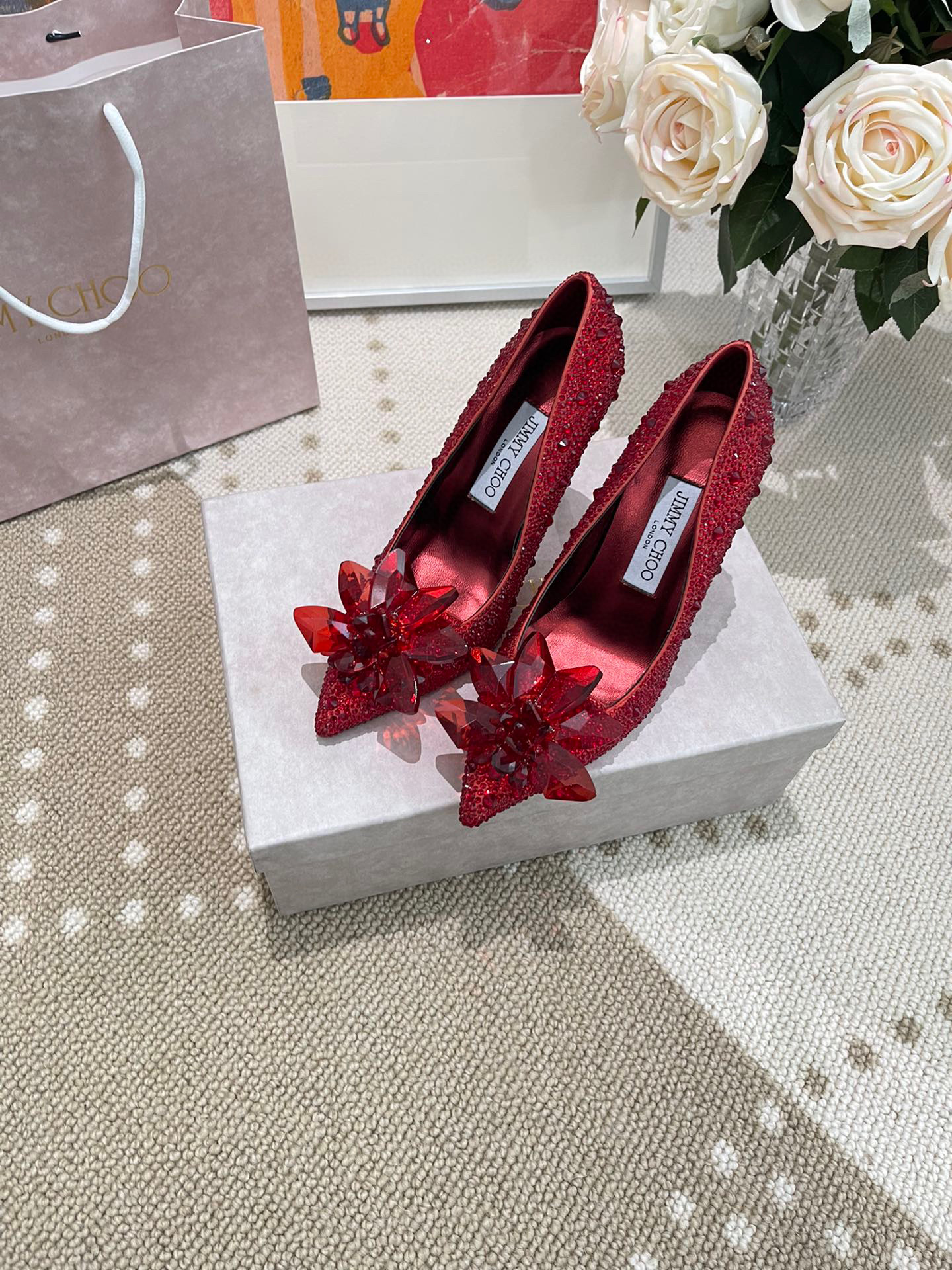 지미추 여자 구두.힐 10cm