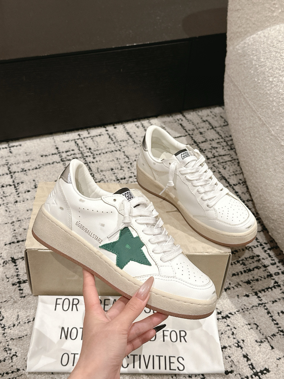 골든구스 3.5cm 여자 스니커즈 신발 운동화