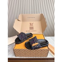 루이비통 남여 공용 슬리퍼