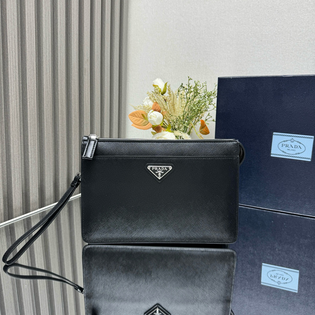 프라다 사피아노 가죽 클러치 2VF032