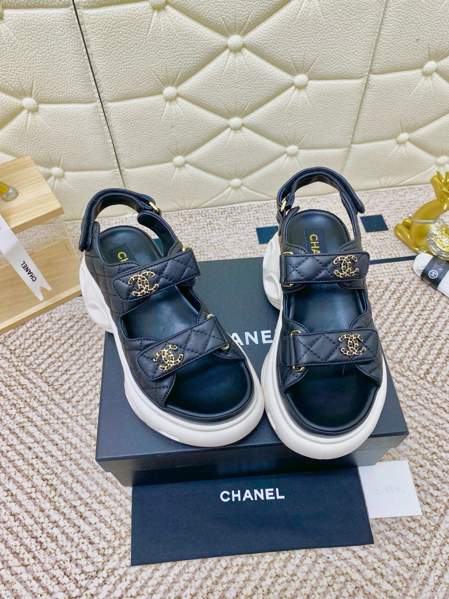 샤넬 여자 샌들