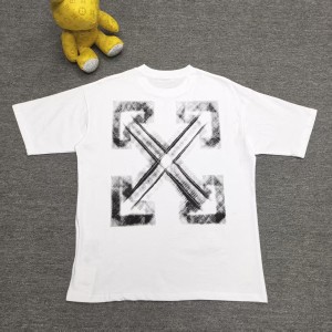 오프화이트 남녀공용 반팔티