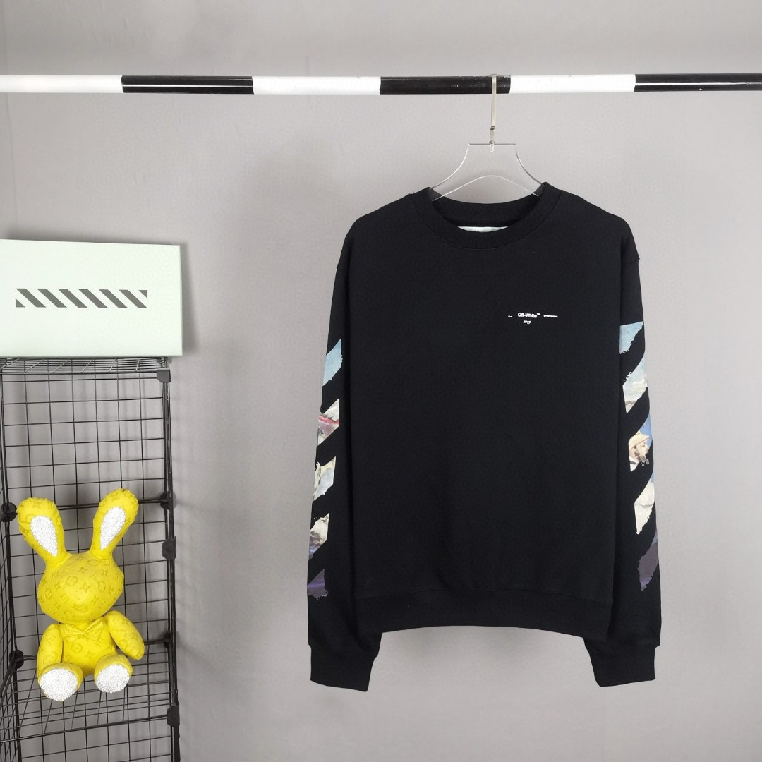 오프화이트 남녀공용 후드티 맨투맨