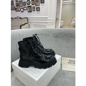 알렉산더 맥퀸 5CM 여자 부츠