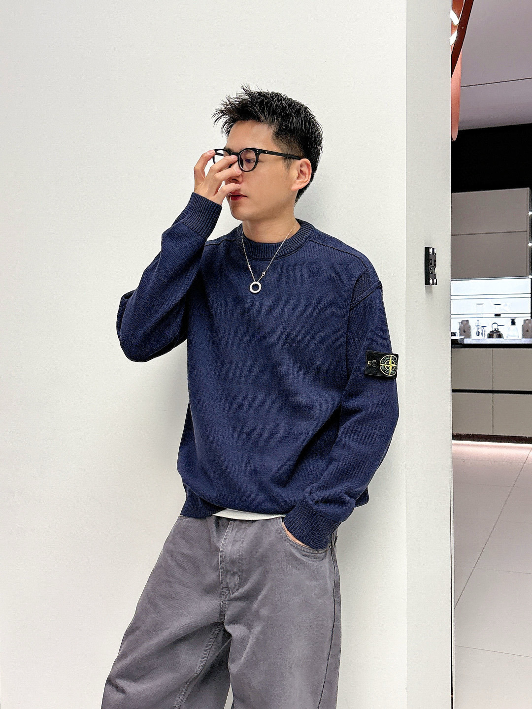 스톤아일랜드 남자 니트