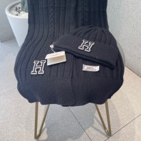 에르메스 겨울 모자 세트