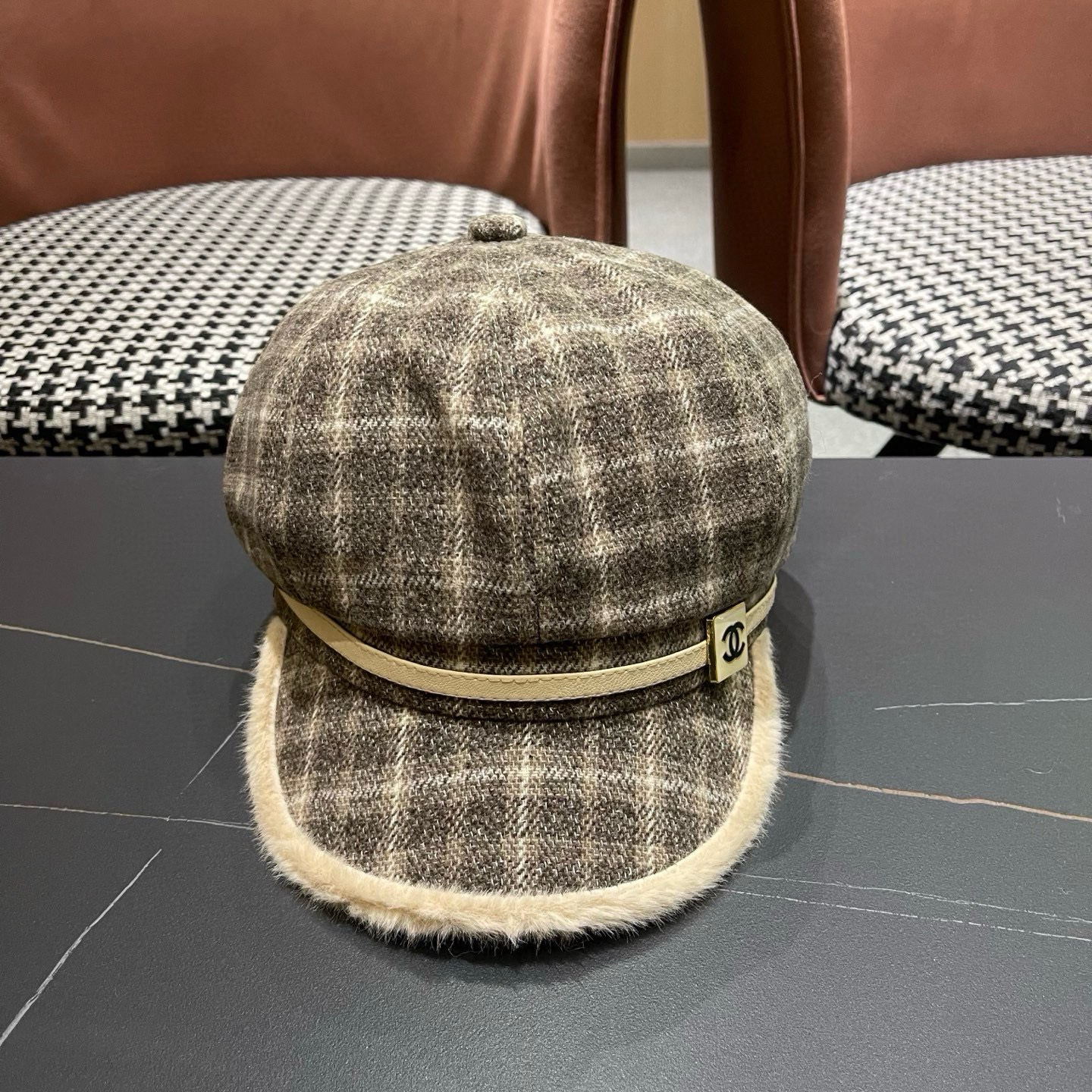 샤넬 겨울 모자