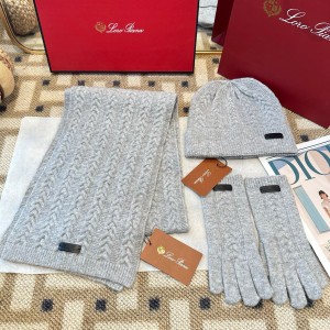 로로피아나 겨울 모자 세트