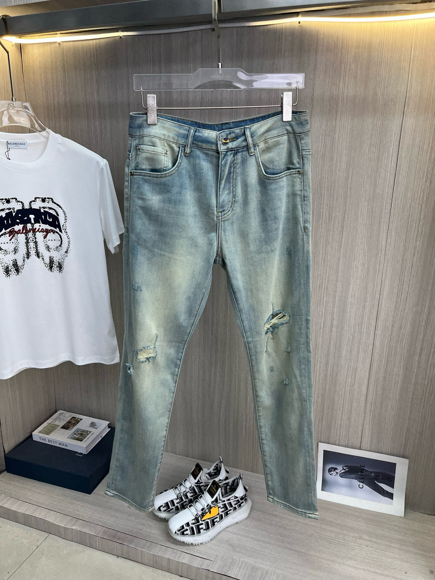 펜디 남자 청바지