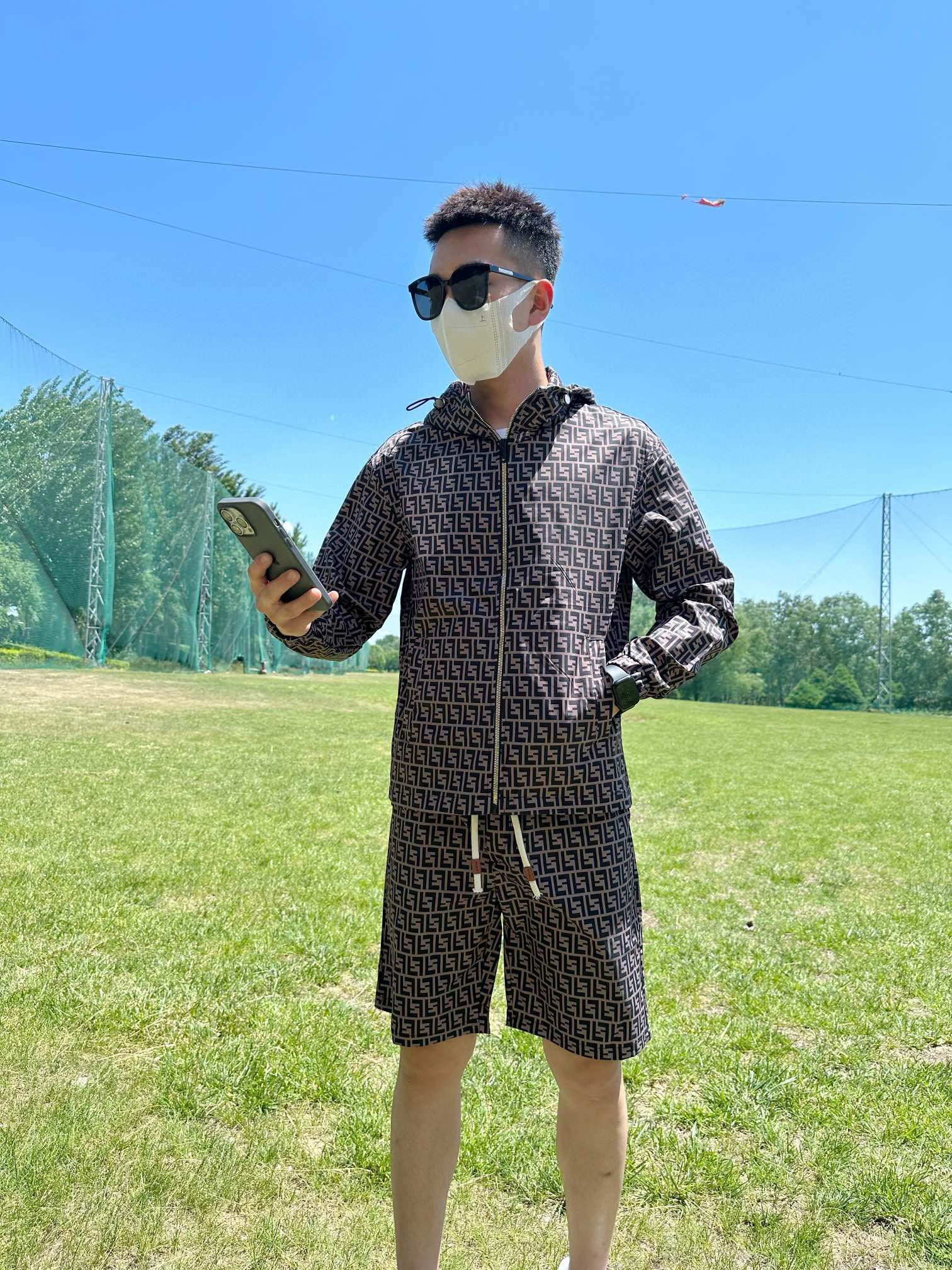 펜디 남자 세트